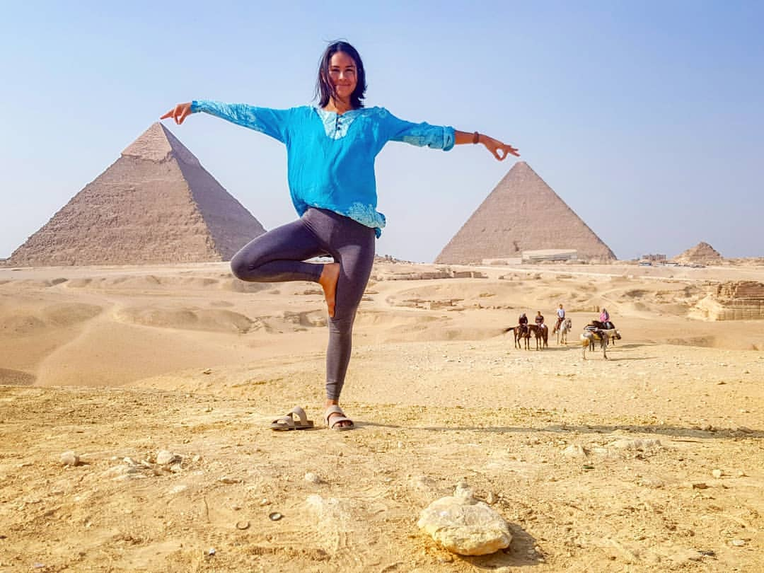 Camel ride at Giza Pyramids