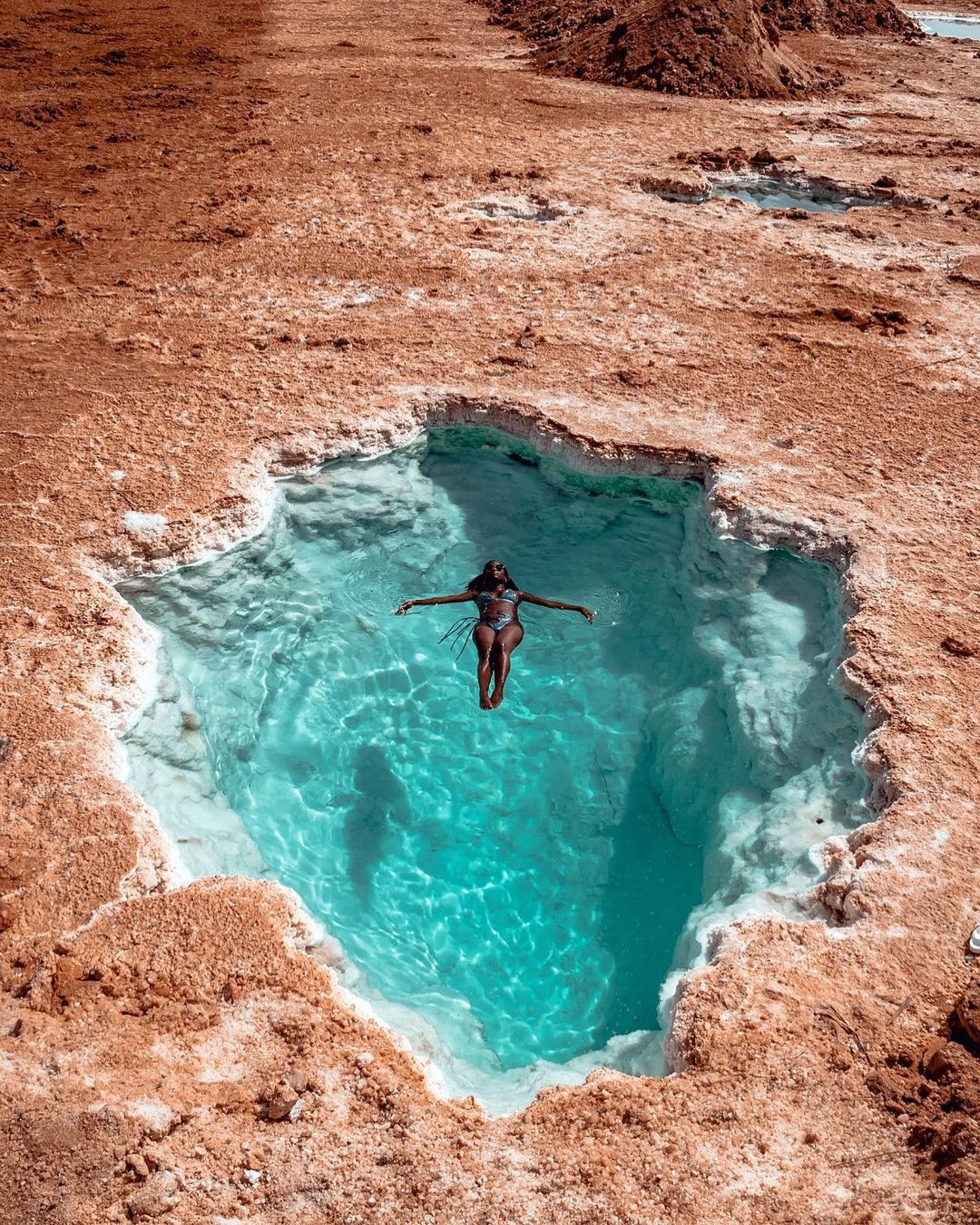 salt lake in siwa oasis